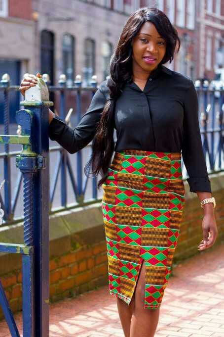 kitenge short skirts designs